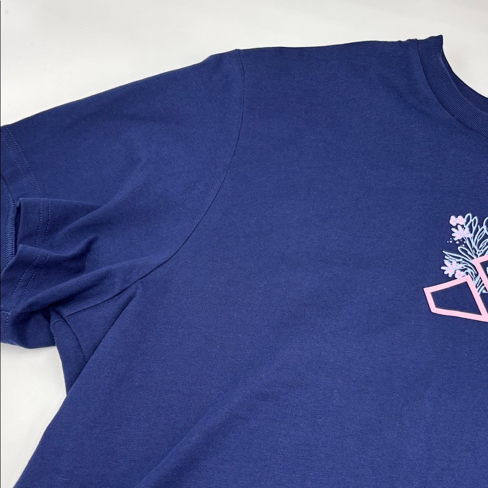 Adidas Tech Illustrate Graphic Tee in Dark Blue - Picture 3 of 7